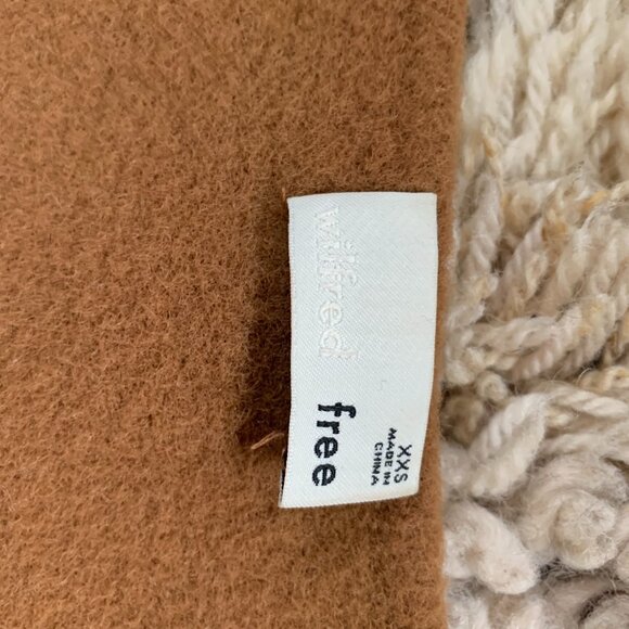 Wilfred Free Hush Knit V Neck Chestnut Brown Sweater - Picture 4 of 9